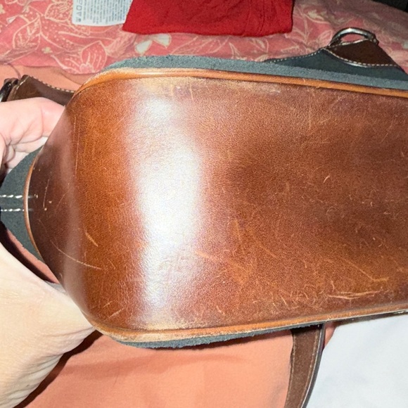 Dooney & Bourke Black and Brown Shoulder Bag - Picture 6 of 7